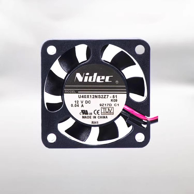 Original NIDEC 12V 4010 4CM 0.04A U40X12NS2Z7-51 Super Quiet Fan